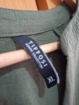 Blusa Tiffosi verde manga larga