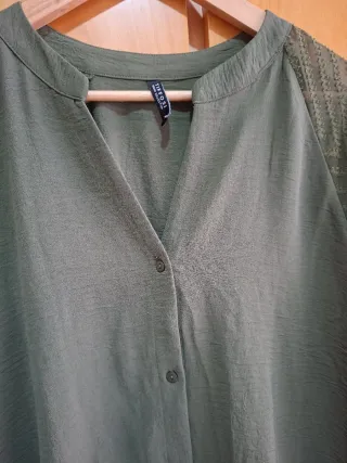 Blusa Tiffosi verde manga larga