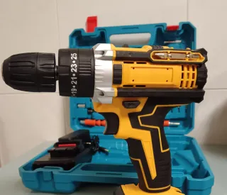 Taladro Atornillador Batería Recargable Accesorios