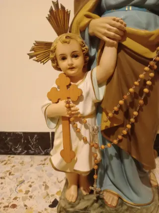 Imagen San José con Niño Jesús
