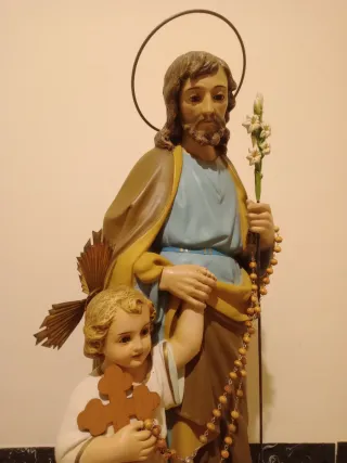 Imagen San José con Niño Jesús