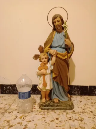 Imagen San José con Niño Jesús