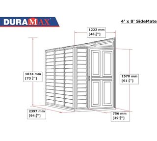 Caseta de jardin exterior Duramax