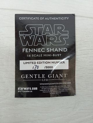 Star Wars Mandalorian Fennec Shand 1/Scale figura
