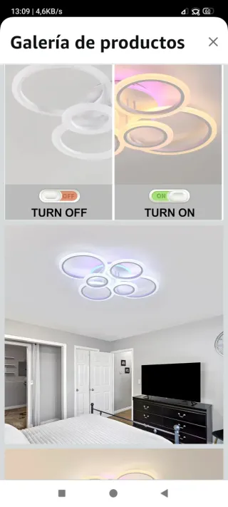 Lámpara Techo LED Redonda 70W Dimmable