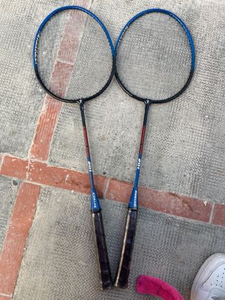 Raquetas de bádminton con funda