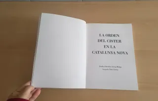 Libro La Orden del Cister en la Catalunya Nova