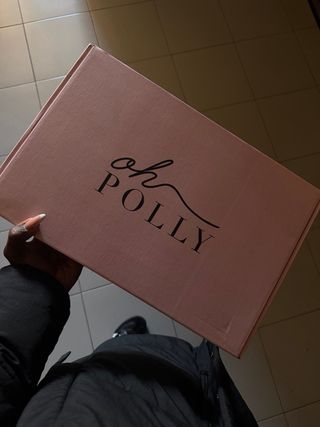 Vestido lentejuelas dorado Oh Polly Talla XS