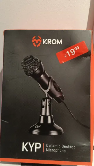Micrófono Krom Kyp Dinámico Escritorio