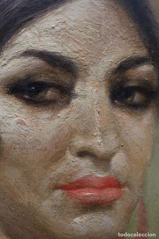 Oleo sobre tabla Francisco Gómez 79 x 54 cm