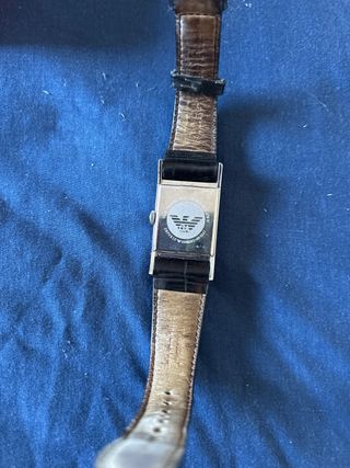 Reloj Emporio Armani Negro y Plateado