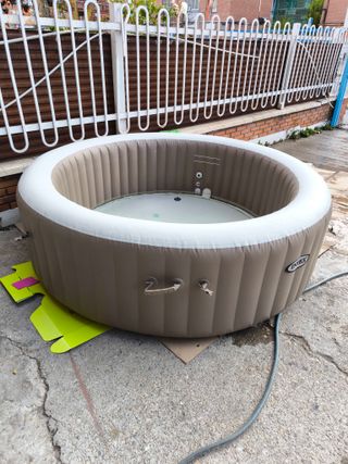 Intex 28428EX Spa hinchable, Beige, 6 Personas