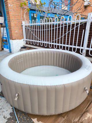 Intex 28428EX Spa hinchable, Beige, 6 Personas