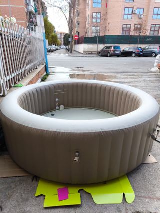 Intex 28428EX Spa hinchable, Beige, 6 Personas