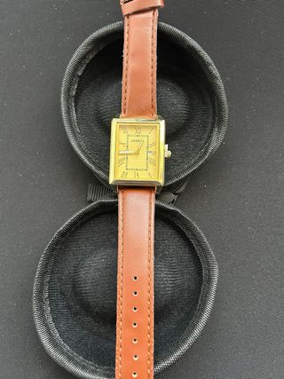 Reloj Geneva Vintage Cuero Dorado A ESTRENAR