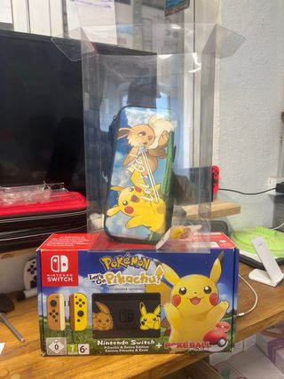 Nintendo Switch Edición Pikachu Completa