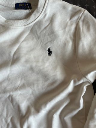 Sudadera Polo Ralph Lauren Blanca Talla M