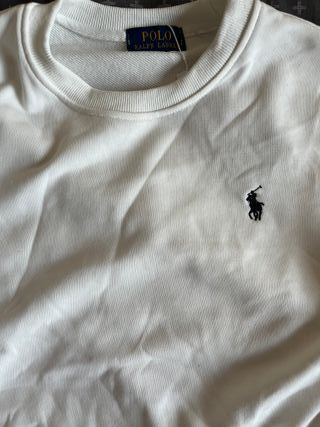 Sudadera Polo Ralph Lauren Blanca Talla M
