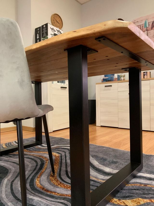 OFERTON DE MESA/COMEDOR DE MADERA NATURAL