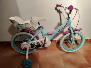 Bicicleta Frozen niña con ruedines