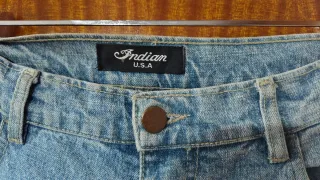 Pantalón Indian con blonda llamas U. S. A.