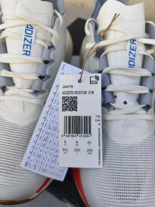 Adidas Adizero Boston 12 M Azul/Blanco