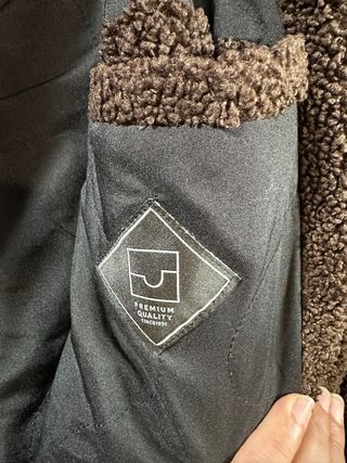 Abrigo marrón teddy oversize Y2k Vintage largo “M”