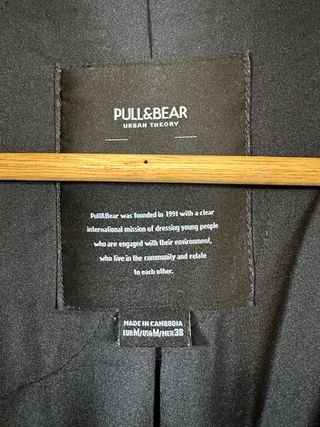 Abrigo marrón teddy oversize Y2k Vintage largo “M”