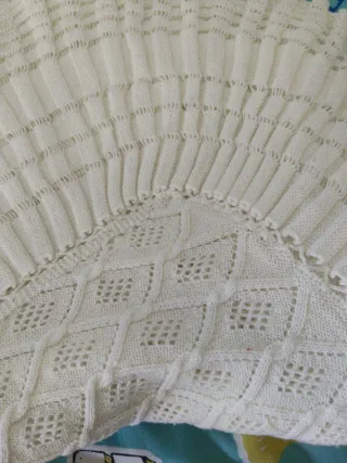 Arrullo o toquilla para bebé de punto