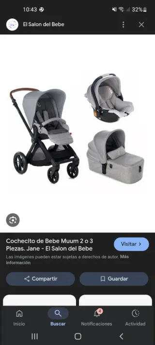 Carro Jane Muum 2 o 3 piezas