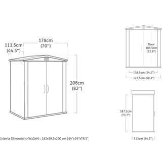 Caseta de jardin keter factor 6x3