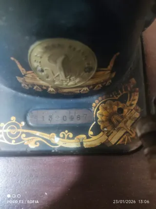 Mueble Singer Antiguo Madera y Metal