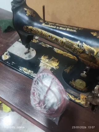 Mueble Singer Antiguo Madera y Metal