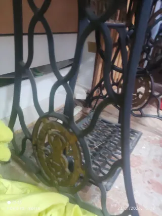 Mueble Singer Antiguo Madera y Metal
