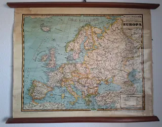 Mapa Antiguo Europa Paluzie Grande