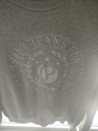 Sudadera Pepe Jeans Gris Mujer