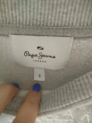 Sudadera Pepe Jeans Gris Mujer