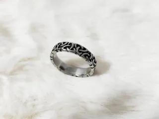 Anillo acero celta triqueta unisex