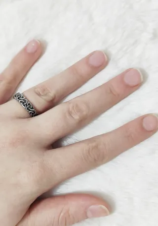 Anillo acero celta triqueta unisex