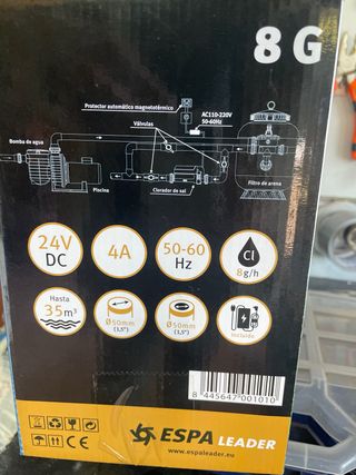 Clorador Salino ESPA 8G