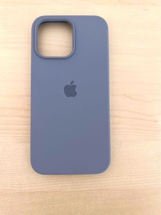Funda silicona para iPhone 14ProMax Azul Lila