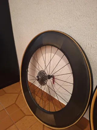 Ruedas de carbono para bicicleta