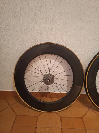 Ruedas de carbono para bicicleta