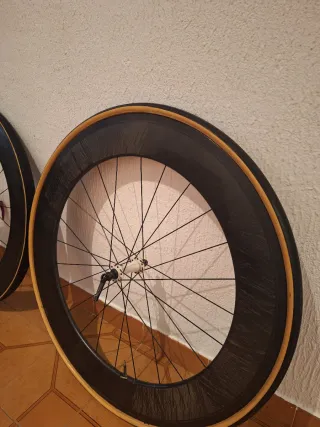 Ruedas de carbono para bicicleta