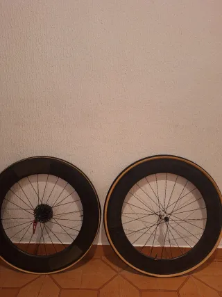 Ruedas de carbono para bicicleta