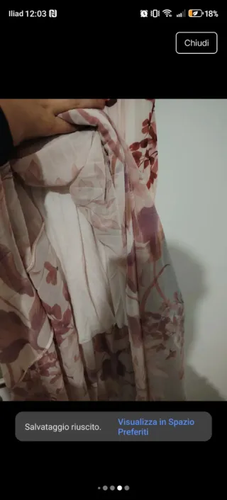 Abito lungo floreale primavera