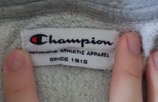 Sudadera Champion Gris con Cremallera