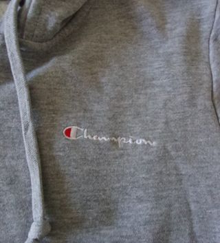 Sudadera Champion Gris con Cremallera