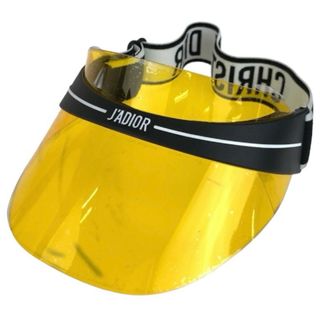 Visera Christian Dior amarilla y negra