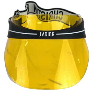 Visera Christian Dior amarilla y negra